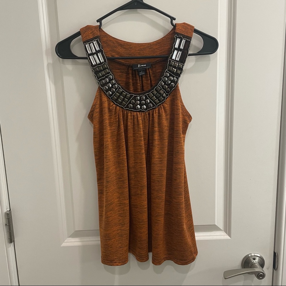 Orange Tunic Top